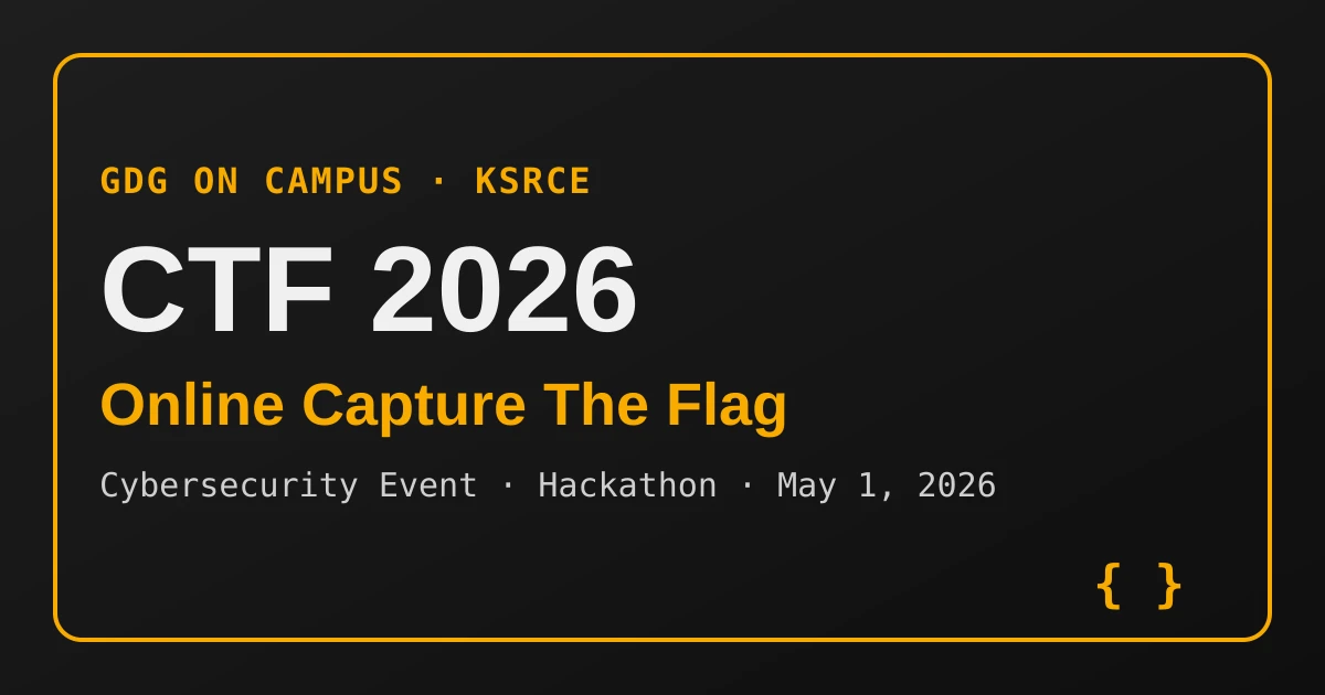 GDG CTF 2026