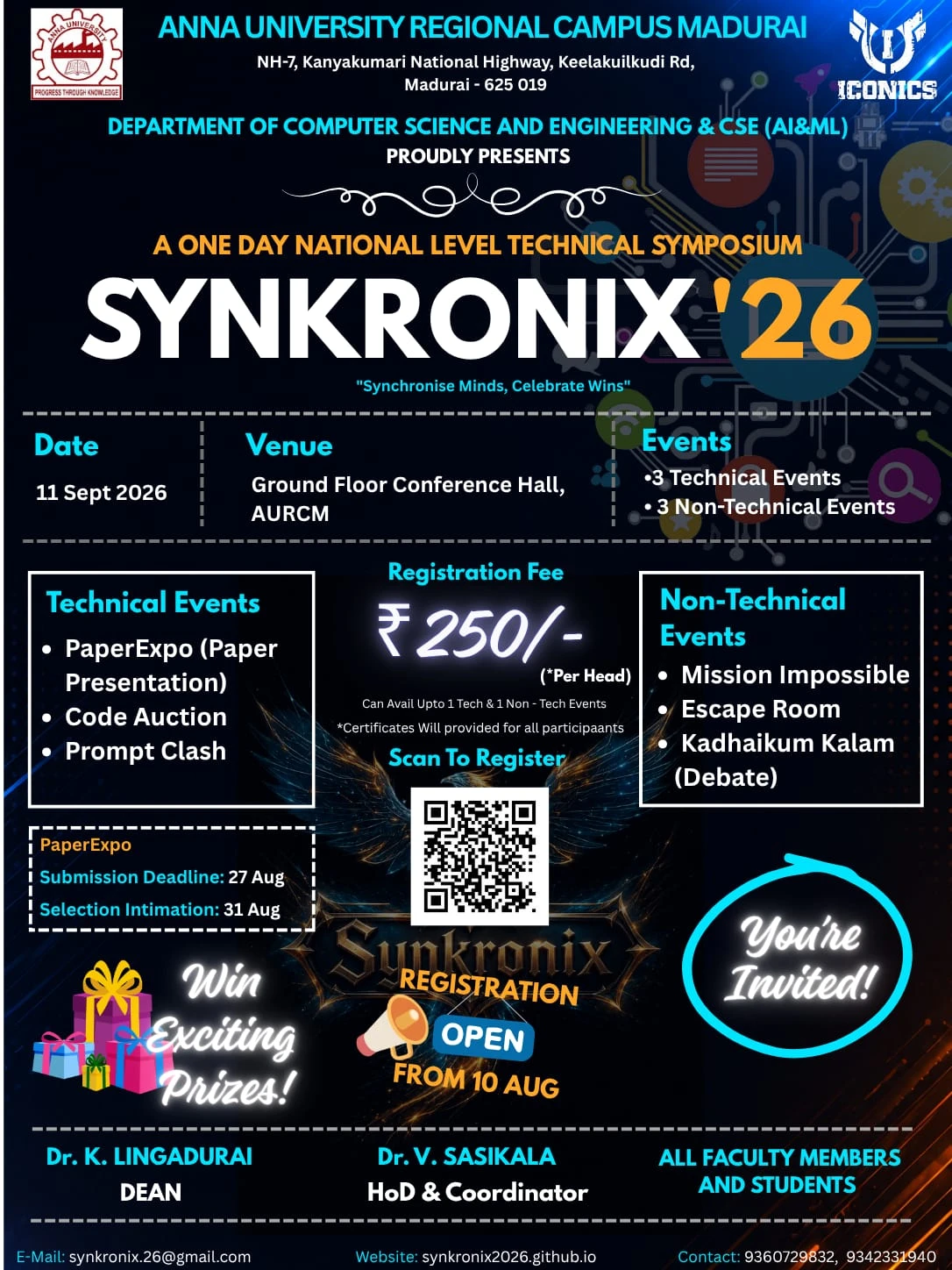 SYNKRONIX'26 - National Level Technical Symposium