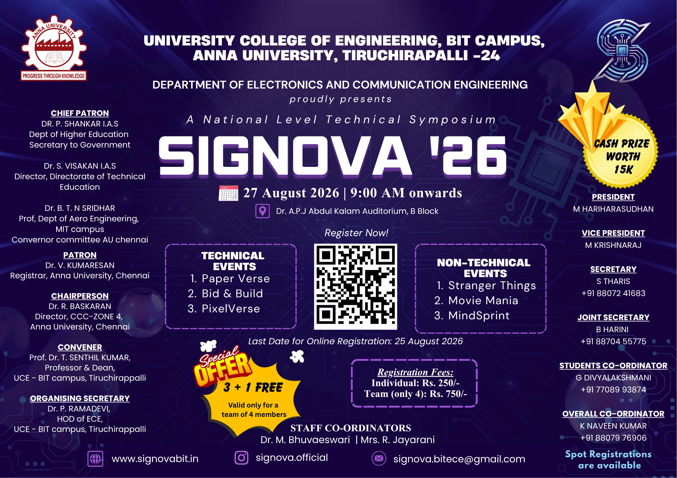 SIGNOVA '26 - National Level Technical Symposium