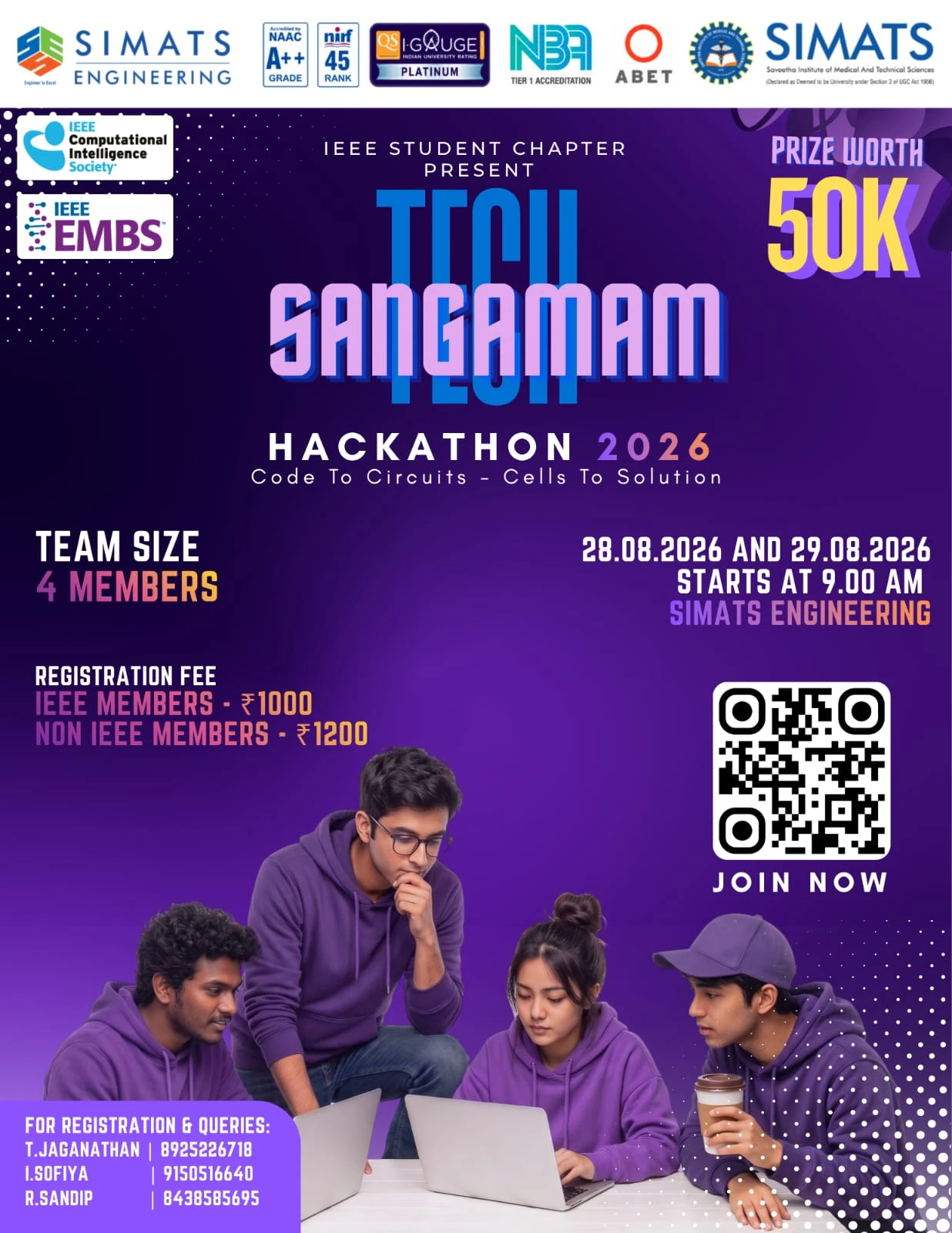 Tech Sangamam 2026 - Code to Circuits, Cells to Solution