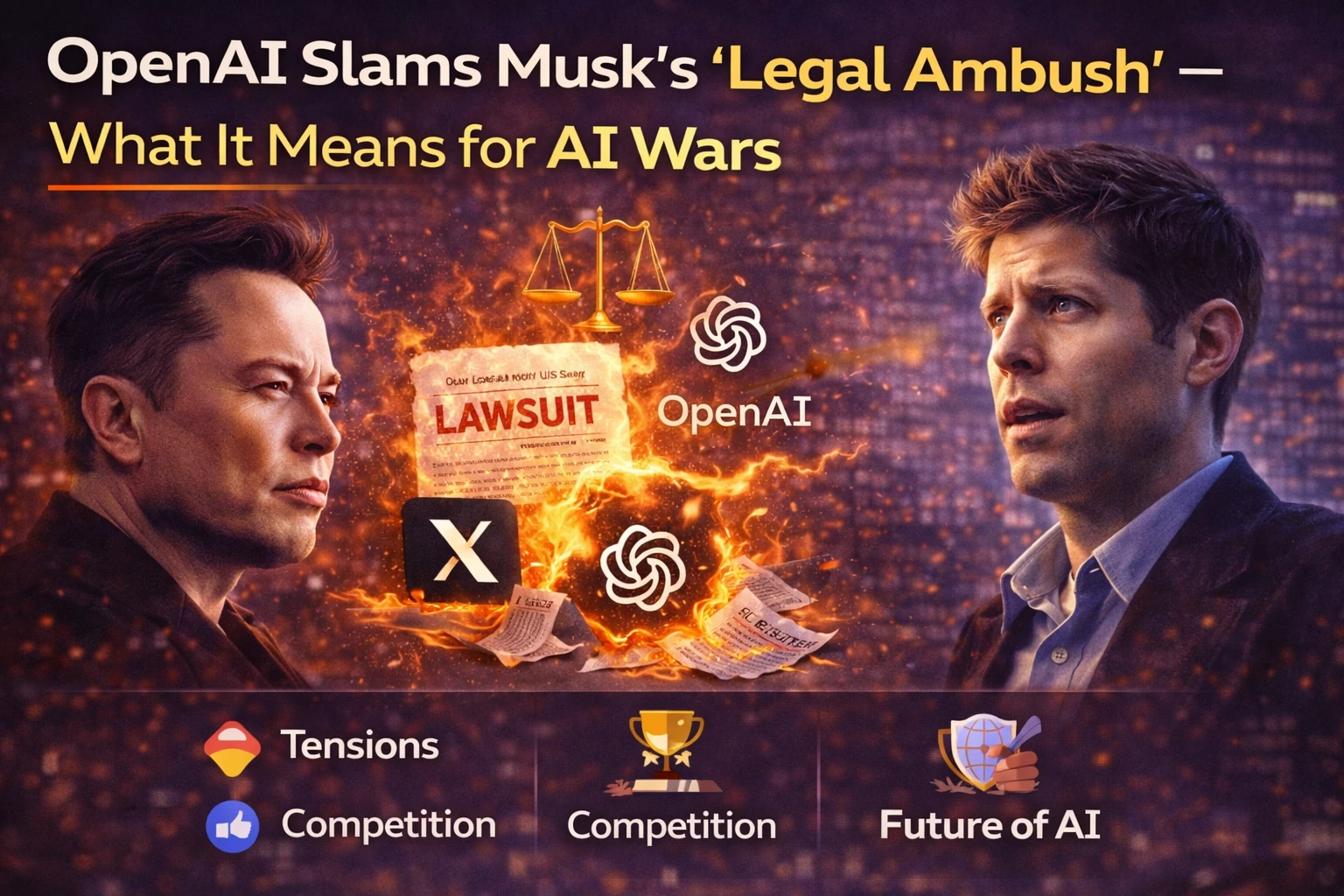 OpenAI Slams Musk’s ‘Legal Ambush’ – What It Means for AI Wars