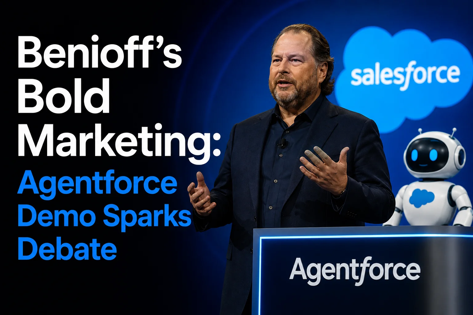Benioff’s Bold Marketing: Agentforce Demo Sparks Debate