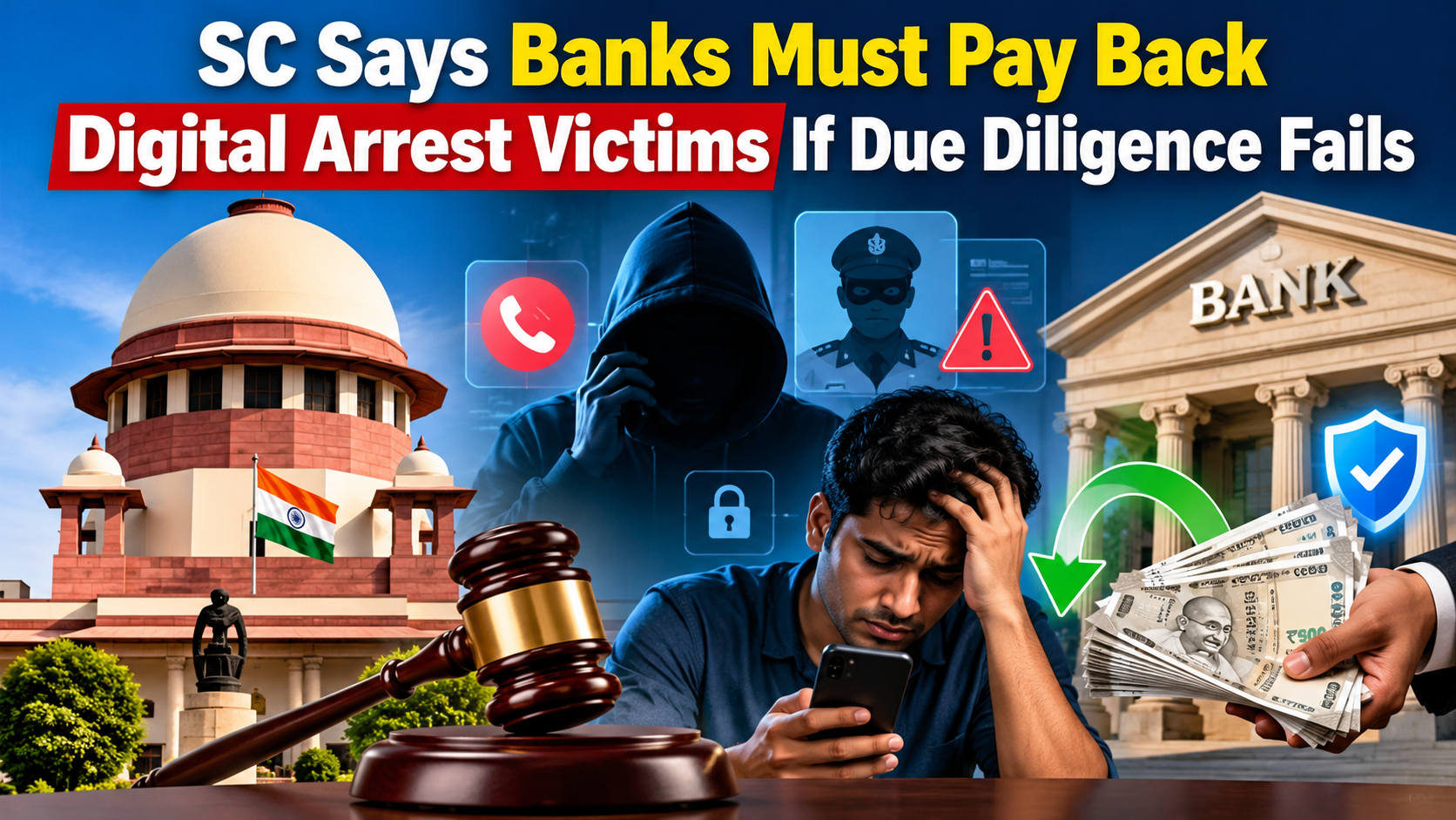 SC Says Banks Must Pay Back Digital Arrest Victims If Due Diligence Fails