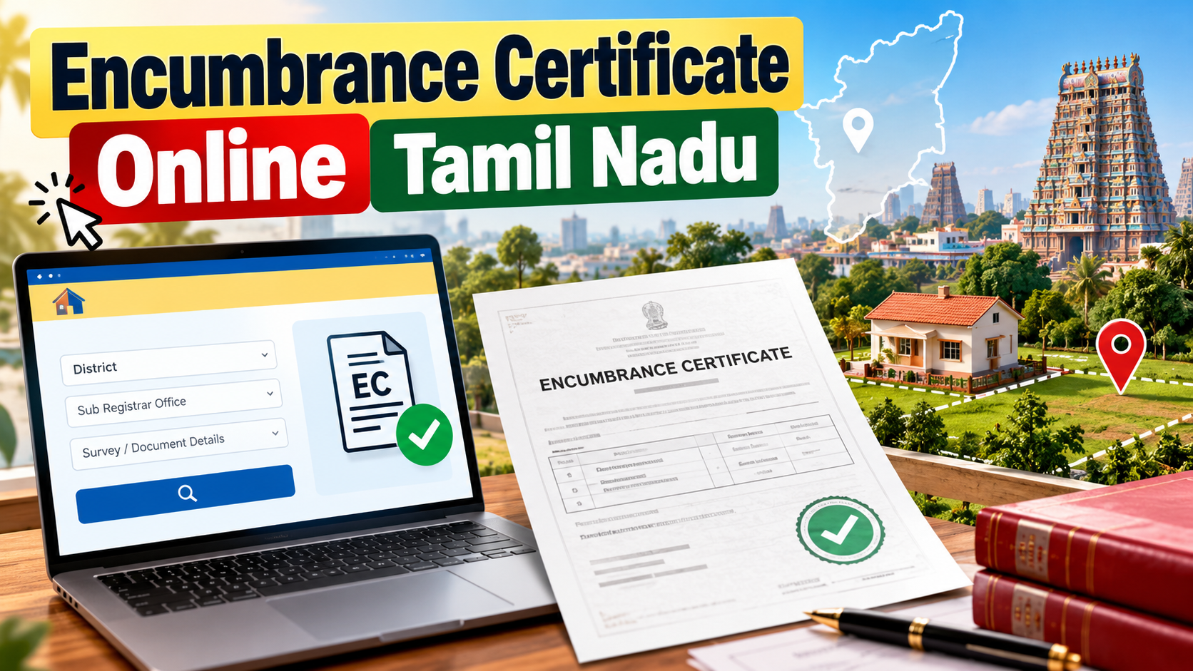 Encumbrance Certificate Online Tamil Nadu: TNREGINET-ல எப்படி Apply பண்றது?