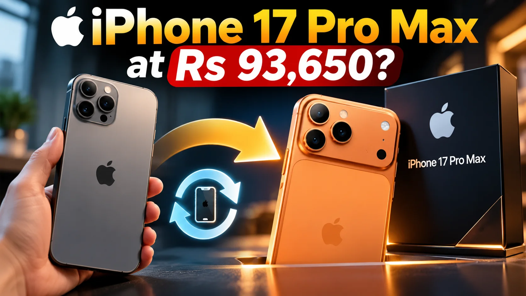 iPhone 17 Pro Max ரூ.93,650-ஆ? iPhone 15 Pro Max கொடுத்தால்தான்
