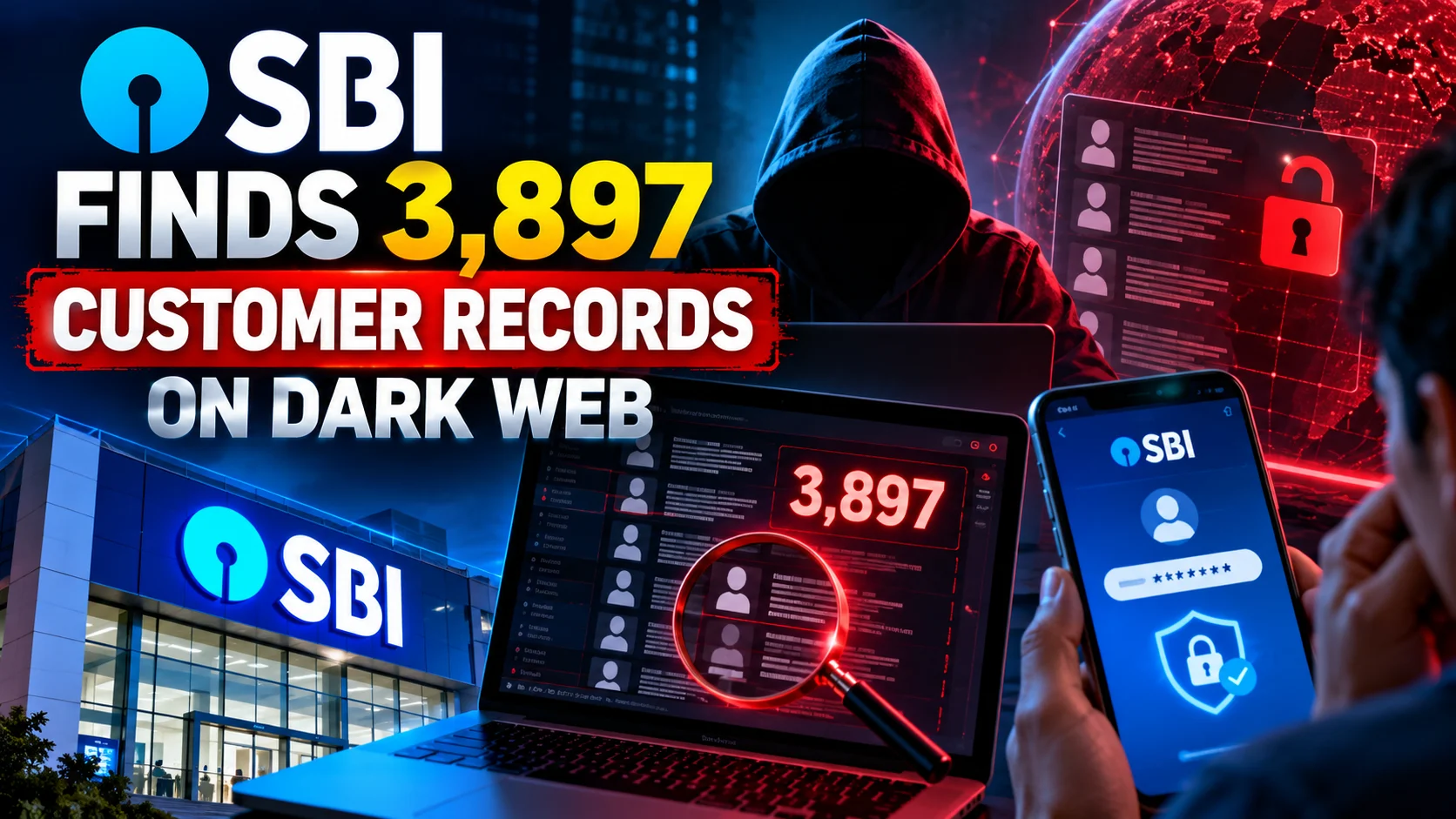 SBI Finds 3,897 Customer Records on Dark Web: What It Means for Your Account