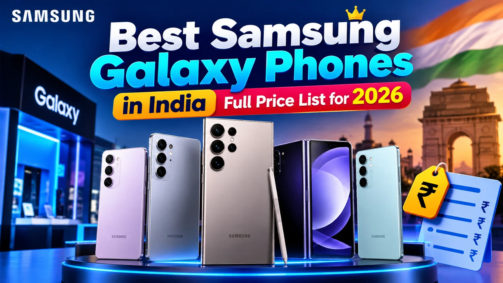 சாம்சங் கேலக்ஸி விலை 2026: Model வாரியா Full Price Guide
