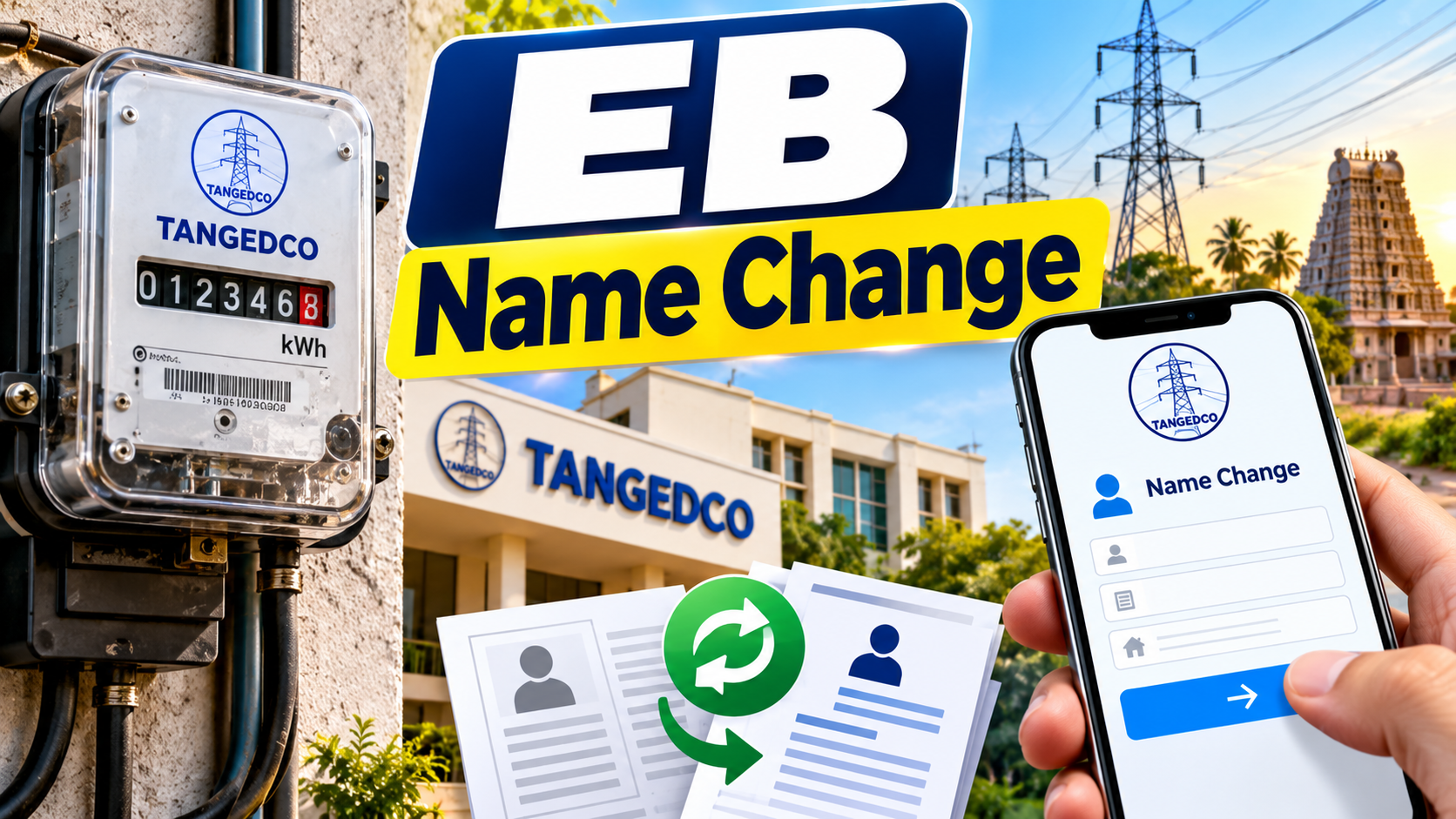 EB Name Change Online in Tamil Nadu: The TANGEDCO Process Explained