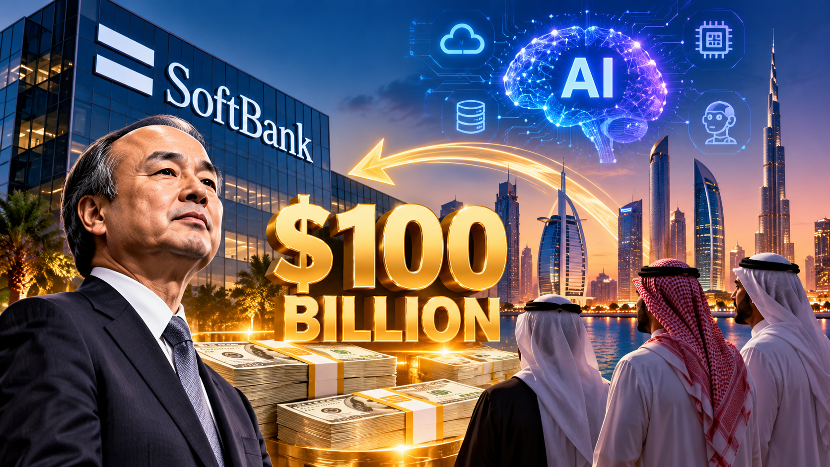 SoftBank-க்கு $100 Billion தேவை AI-க்கு - Gulf நாடுகள்ல பேச்சு நடக்குது!